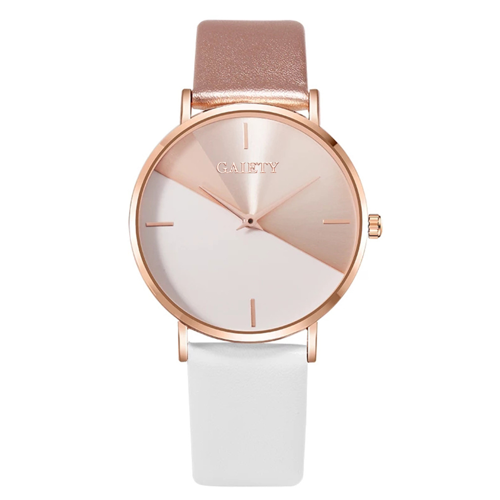 Luxury Watch Index - Top Brand Women's Watch Leather Rose
