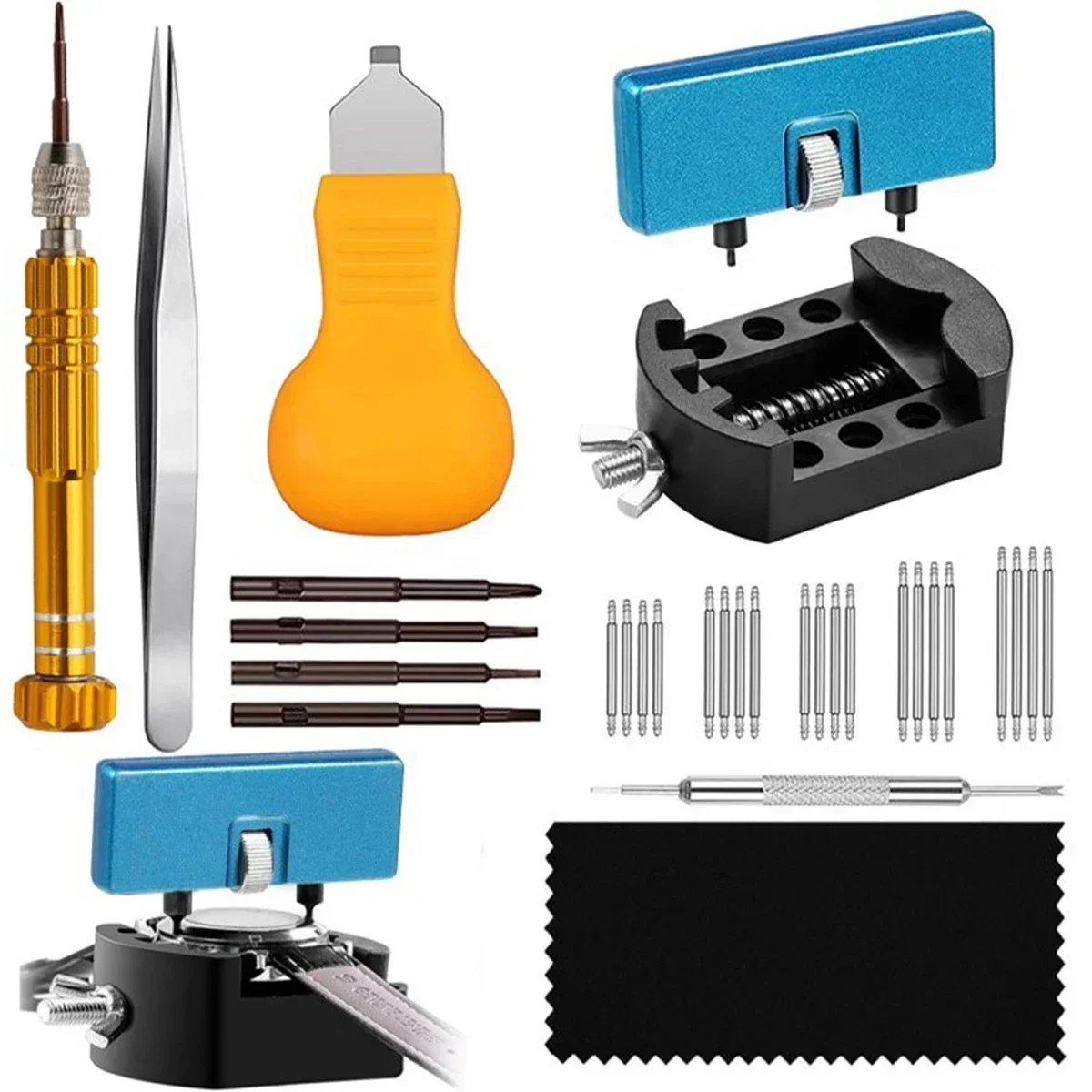 Luxury Watch Cleaning Kit - 31 Pieces Watch Battery Replacement Kit
