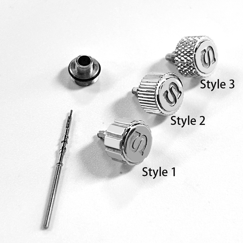 Exhibition Caseback - Screw-in GMT Dive Case Silver Crown