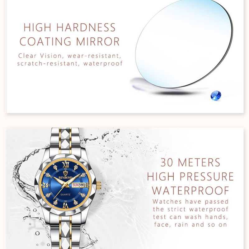 BINBOND Top Brand Luxury Fashi - Luxury Watch Index recension och pris