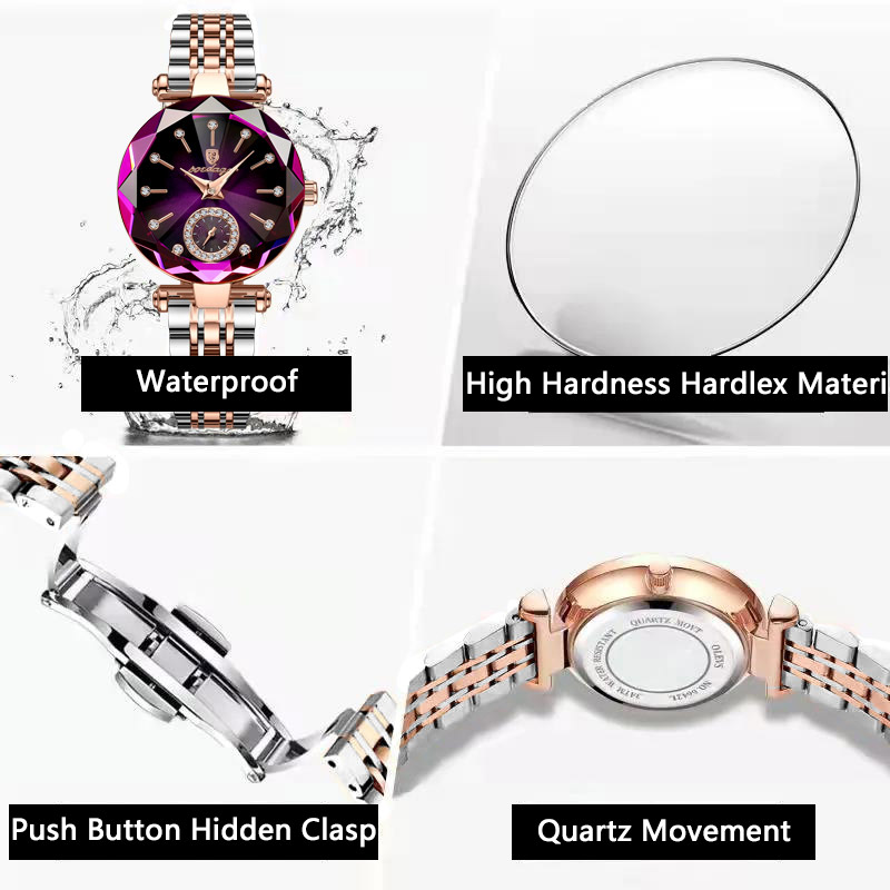 POEDAGAR Luxury Brand Ladies W - Luxury Watch Index recension och pris