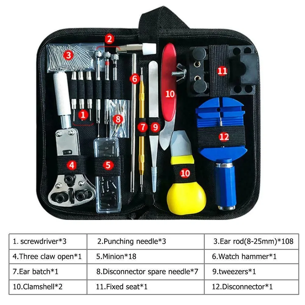 147Piece/Set Watch Opener Repa - Luxury Watch Cleaning Kit recension och pris