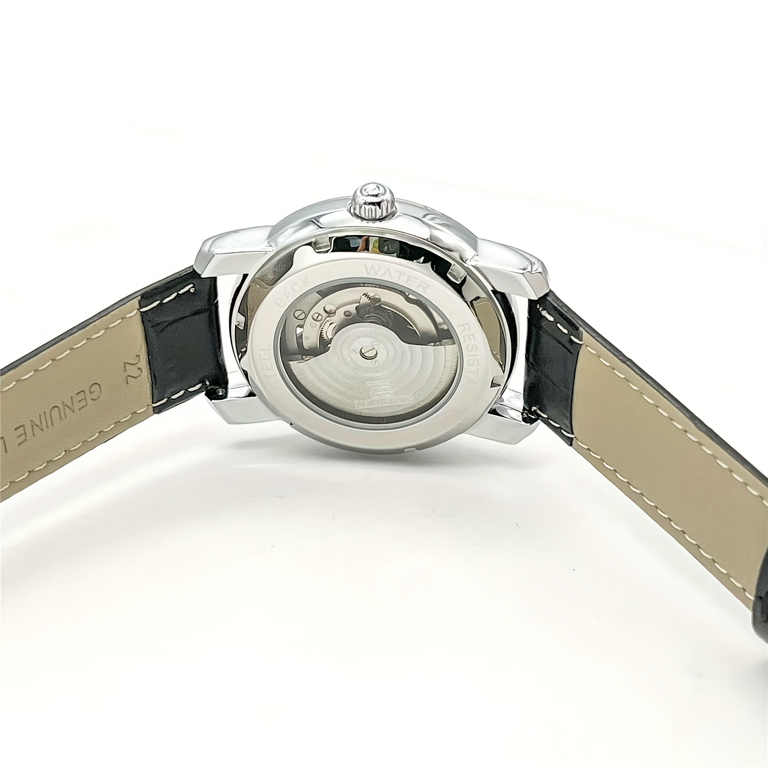 Luxury Men's Automatic Mechani - Open Heart Watch recension och pris