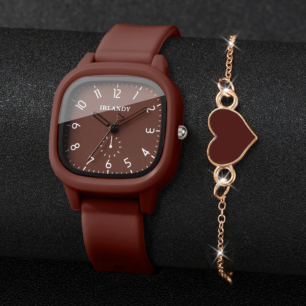 4PCS Fashion Square Women Quar - Open Heart Watch recension och pris