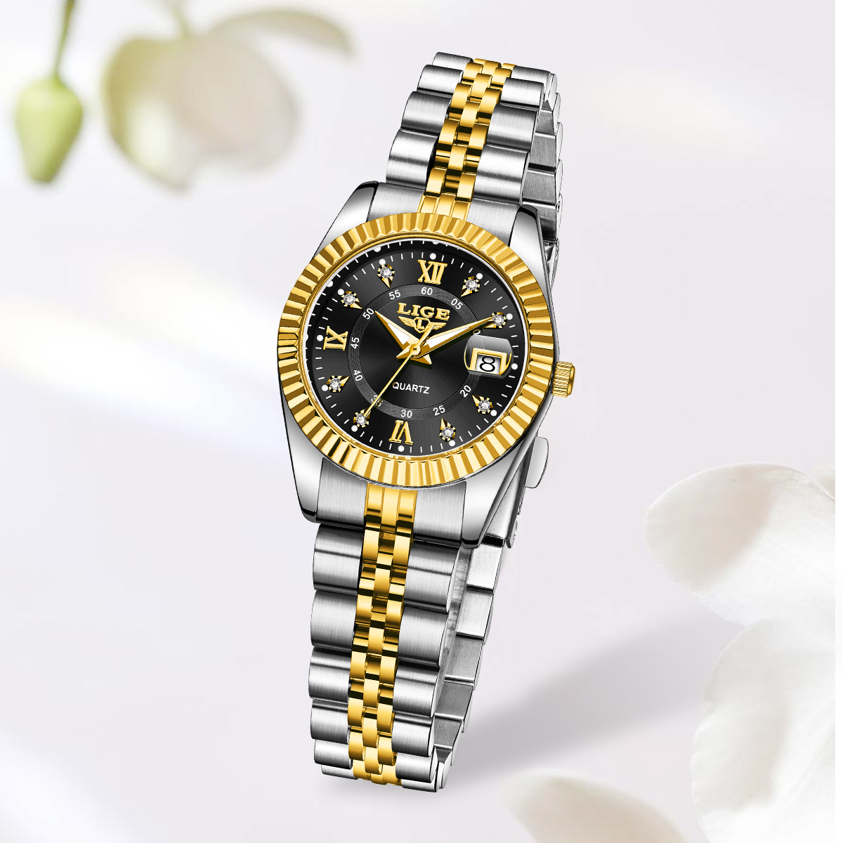LIGE Fashion Elegant Women's Q - Luxury Watch Index recension och pris