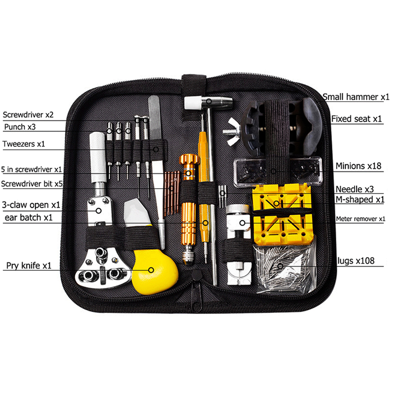 160PCS Watch Repair Tools Kit  - Luxury Watch Cleaning Kit recension och pris
