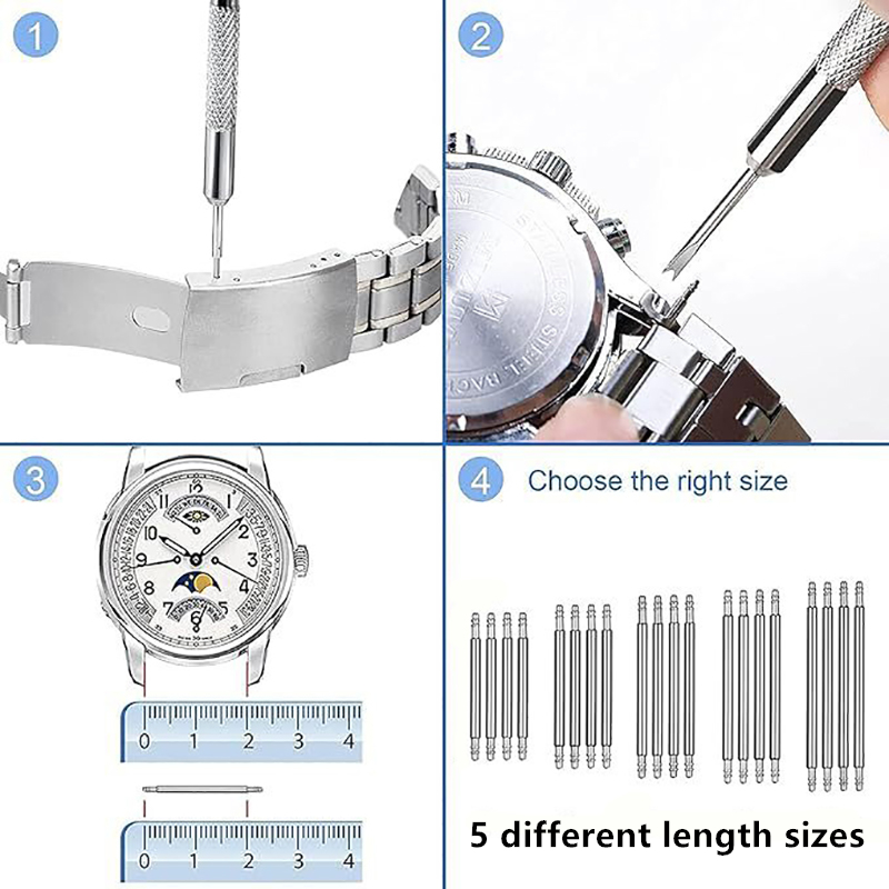 52Pcs Watch Band Link Removal  - Luxury Watch Cleaning Kit recension och pris