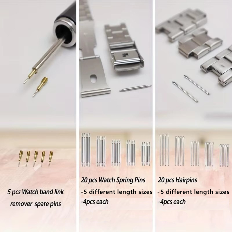 52Pcs Watch Band Link Removal  - Luxury Watch Cleaning Kit recension och pris
