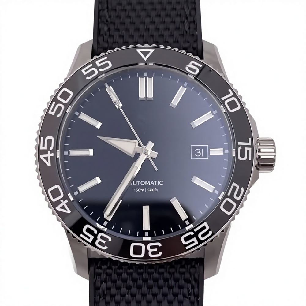 SH05 Men's Automatic Dive Mech - Exhibition Caseback recension och pris