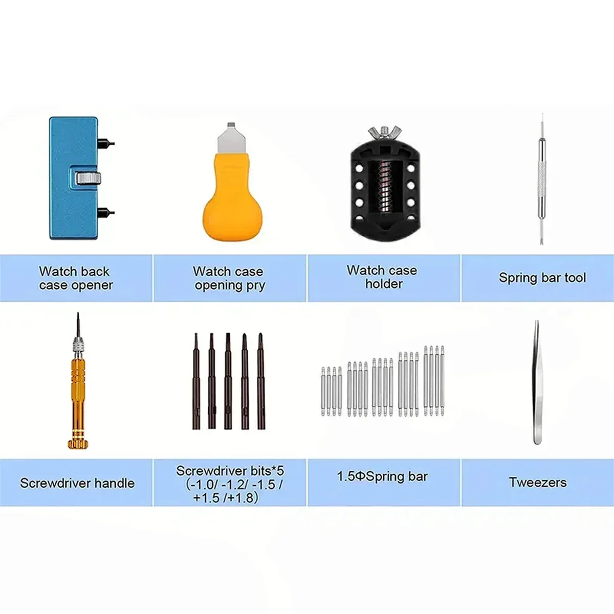 31 Pieces Watch Battery Replac - Luxury Watch Cleaning Kit recension och pris