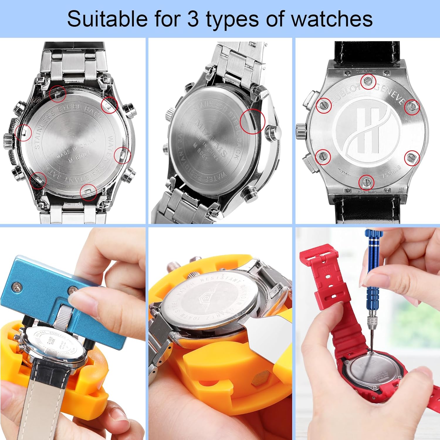 32 pcs Watch Battery Replaceme - Luxury Watch Cleaning Kit recension och pris