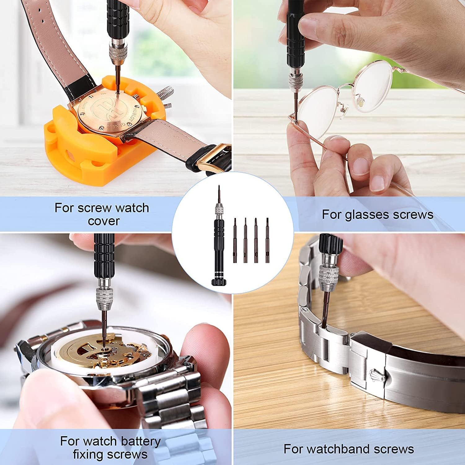 32 pcs Watch Battery Replaceme - Luxury Watch Cleaning Kit recension och pris