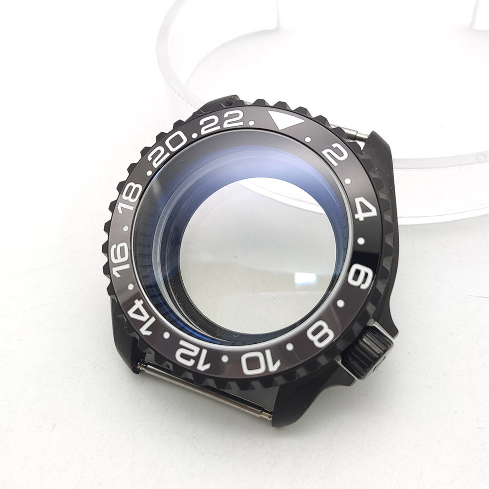 42mm NH35 Matte Black Watch Ca - Exhibition Caseback recension och pris