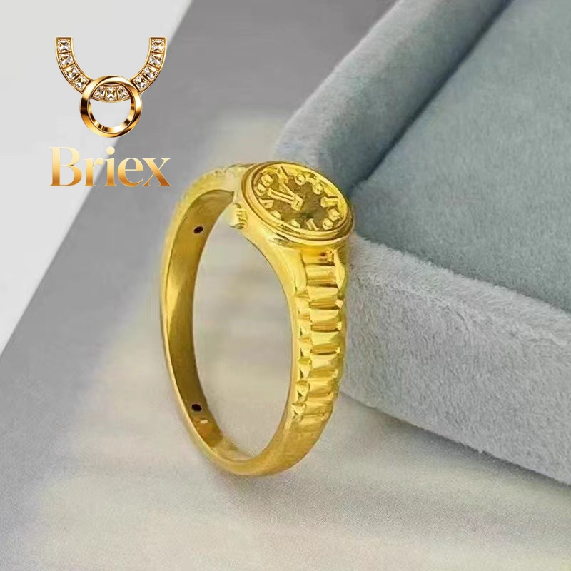 Briex Jewelry Real 18K Gold Ri - Luxury Watch Service recension och pris